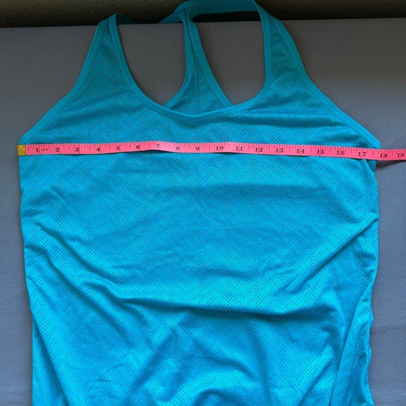 Nike dri-fit size large blue mesh racerback tank top - Picture 7 of 8